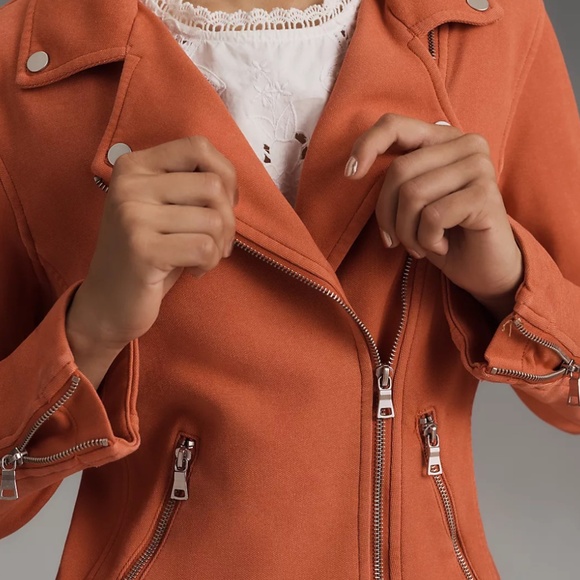 Anthropologie The Saige Moto Jacket NWT - Picture 2 of 8